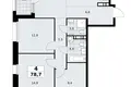 4 room apartment 79 m² poselenie Sosenskoe, Russia