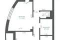 2 room apartment 70 m² Minsk, Belarus