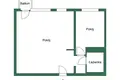 Apartamento 2 habitaciones 41 m² Varsovia, Polonia
