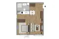 Mieszkanie 3 pokoi 91 m² Kagithane, Turcja