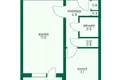 1 room apartment 35 m² Minsk, Belarus