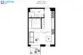 Appartement 2 chambres 38 m² Vilnius, Lituanie