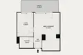 2 room apartment 37 m² Warsaw, Poland