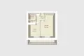 1 room apartment 36 m² Minsk, Belarus