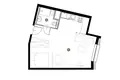 Квартира 1 комната 36 м² Лодзь, Польша