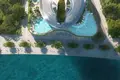 Wohnkomplex New high-rise Altitude Residence with swimming pools on the bank of the canal, Business Bay, Dubai, UAE