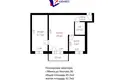 Квартира 2 комнаты 52 м² Минск, Беларусь