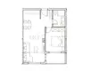 1 bedroom apartment 46 m² Becici, Montenegro