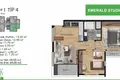 Apartamento 3 habitaciones 69 m² Mezitli, Turquía