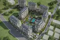 Residential complex New guarded residence with swimming pools, green areas and a fitness center, Istanbul, Turkey