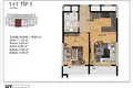 Квартира 2 комнаты 60 м² Мезитли, Турция