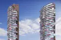 Жилой комплекс Апартаменты с террасами в высотной резиденции с бассейном и панорамным видом, рядом со станцией метро, Стамбул, Турция