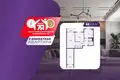 Apartamento 3 habitaciones 62 m² Saligorsk, Belarús