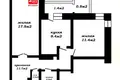 2 room apartment 54 m² Minsk, Belarus