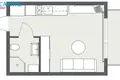 1 room apartment 26 m² Klaipėda, Lithuania
