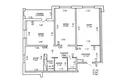 Mieszkanie 3 pokoi 78 m² Mińsk, Białoruś