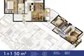 Wohnung 2 Schlafzimmer 46 m² Budva, Montenegro