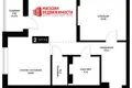 Mieszkanie 2 pokoi 60 m² Grodno, Białoruś
