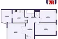 3 room apartment 60 m² Barysaw, Belarus
