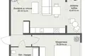 2 room apartment 61 m² Klaipėda, Lithuania