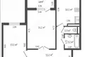 2 room apartment 58 m² Minsk, Belarus