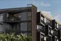 Wohnkomplex New complex of furnished apartments with a swimming pool and a view of the ocean, Bali, Indonesia
