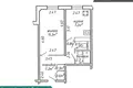 Wohnung 1 zimmer 30 m² Minsk, Belarus