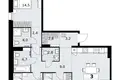 3 room apartment 97 m² Kommunarka, Russia