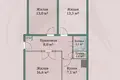 Apartamento 3 habitaciones 62 m² Borisov, Belarús