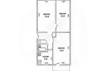 3 room apartment 62 m² Brest, Belarus