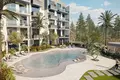 Residential complex New low-rise residence Beverly Residence 2 with a swimming pool and lounge areas, JVT, Dubai, UAE