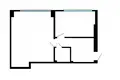 2 room apartment 42 m² Warsaw, Poland