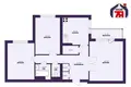 Appartement 3 chambres 69 m² Salihorsk, Bélarus