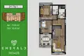 Apartamento 2 habitaciones 70 m² Mezitli, Turquía