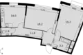 Квартира 2 комнаты 69 м² Развилка, Россия