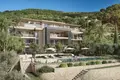 Wohnkomplex New residential complex with a swimming pool and beautiful sea views in Eze, Cote d'Azur, France