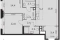 Wohnung 3 zimmer 63 m² Moskau, Russland