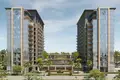 Residential complex New residence KENSINGTON WATERS with swimming pools, lounge areas and a park, Nad Al Sheba 1, Dubai, UAE