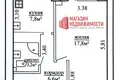 Квартира 1 комната 35 м² Гродно, Беларусь