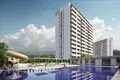 Kompleks mieszkalny New residence with an aquapark and swimming pools at 500 meters from the beach, Mersin, Turkey