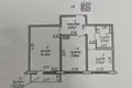 Wohnung 2 zimmer 38 m² Homel, Belarus