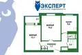 Wohnung 2 zimmer 50 m² Minsk, Belarus