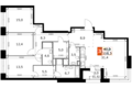 Квартира 4 комнаты 116 м² Москва, Россия