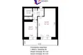 1 room apartment 36 m² Minsk, Belarus