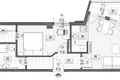 Condo 38 m² Tivat, Montenegro