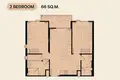 Mieszkanie 2 pokoi 66 m² Karon, Tajlandia