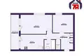 2 room apartment 50 m² Zarecca, Belarus