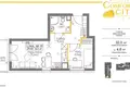 Apartamento 2 habitaciones 25 m² en Varsovia, Polonia