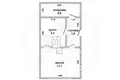Maison 41 m² Znamienski sielski Saviet, Bélarus