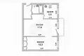 2 room apartment 43 m² Brest, Belarus